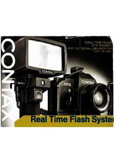 Contax RT 540 manual. Camera Instructions.